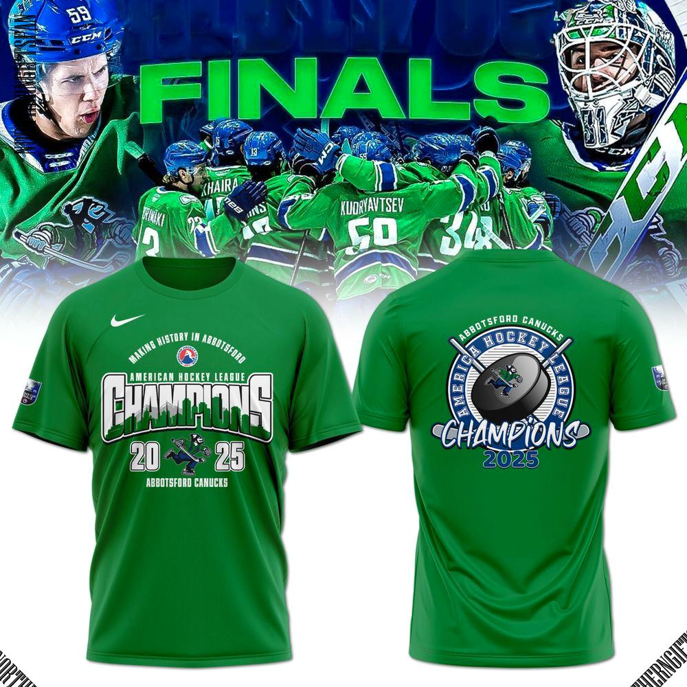Abbotsford Canucks Calder Cup Champions 2025 Shirt