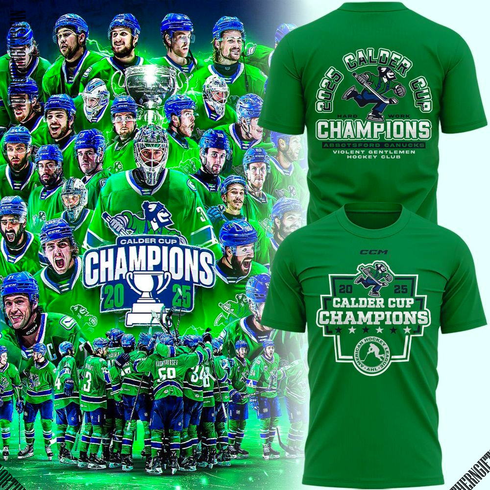 CCM Abbotsford Canucks 2025 Calder Cup Champions T-Shirt