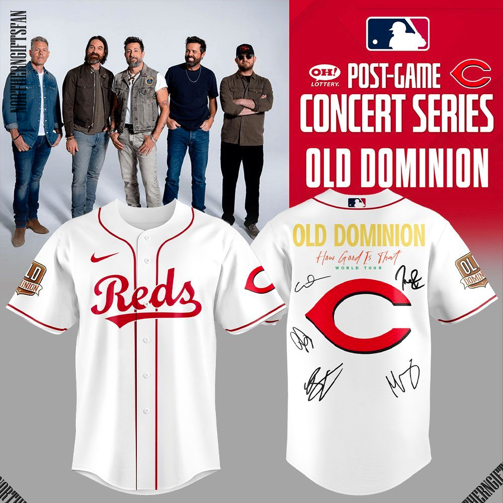 Cincinnati Reds Old Dominion Show 2025 Jersey