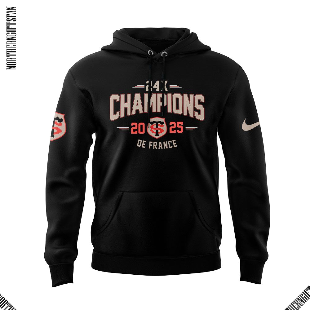 Édition limitée Stade Toulousain Rugby Champions Hoodie Édition limitée Stade Toulousain Rugby Champions Hoodie