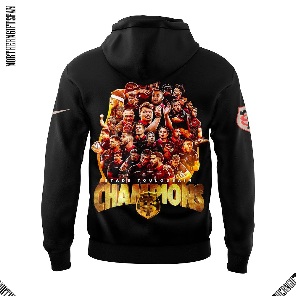 Édition limitée Stade Toulousain Rugby Champions Hoodie Édition limitée Stade Toulousain Rugby Champions Hoodie