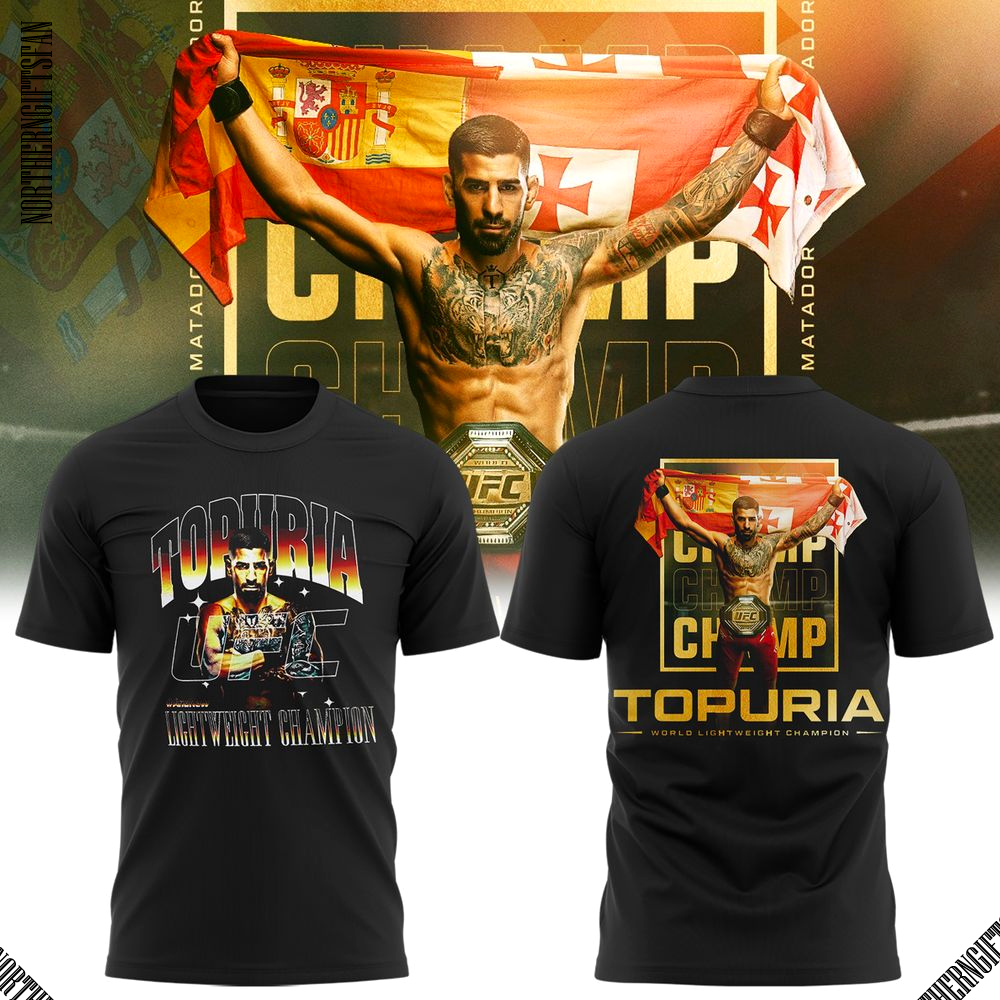 Ilia Topuria UFC World Men Champion 2025 Shirt Ilia Topuria UFC World Men Champion 2025 Shirt