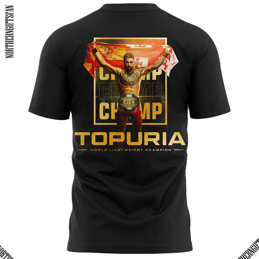 Ilia Topuria UFC World Men Champion 2025 Shirt Ilia Topuria UFC World Men Champion 2025 Shirt