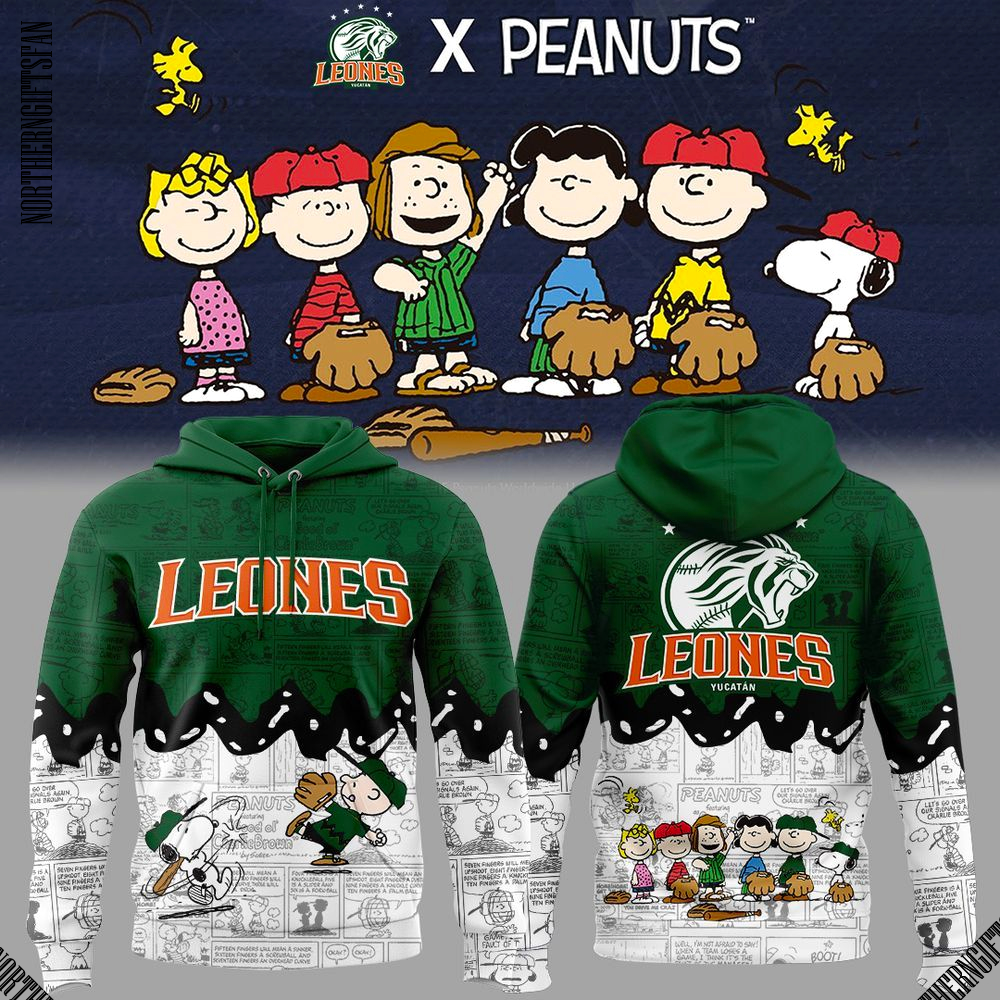 Leones de Yucatán Peanuts Hoodie