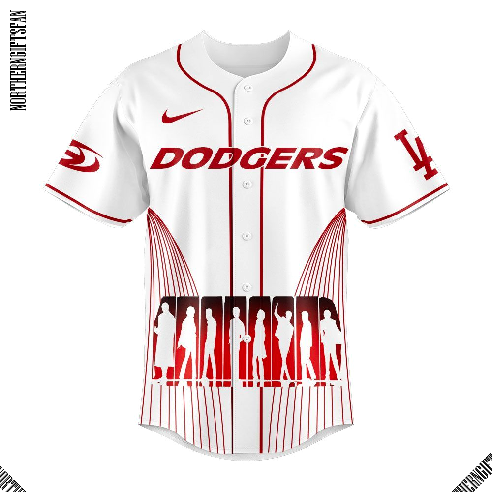 Los Angeles Dodgers ATEEZ World Tour Signature White Jersey
