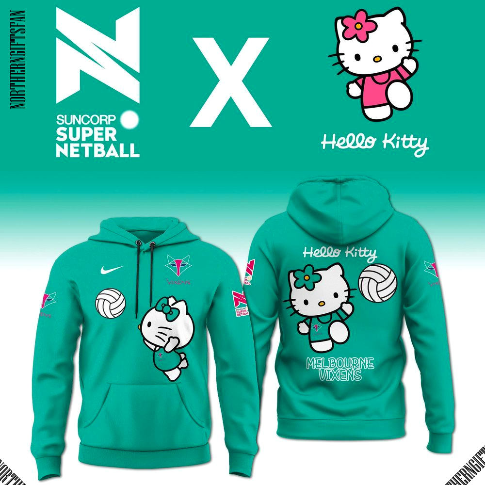 Melbourne Vixens x Hello Kitty Hoodie