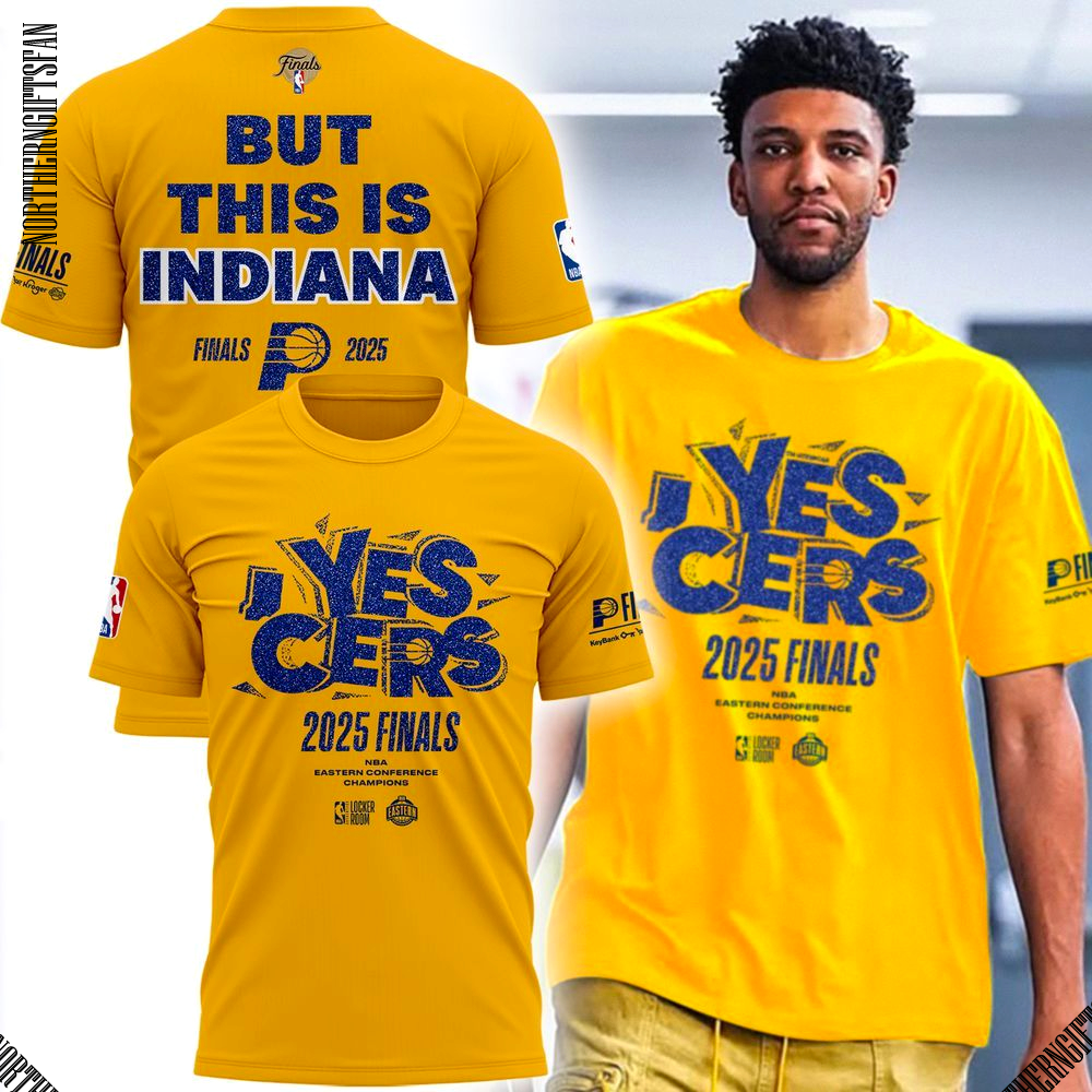 New 2025 Indiana Pacers Yes Cers Finals Shirt