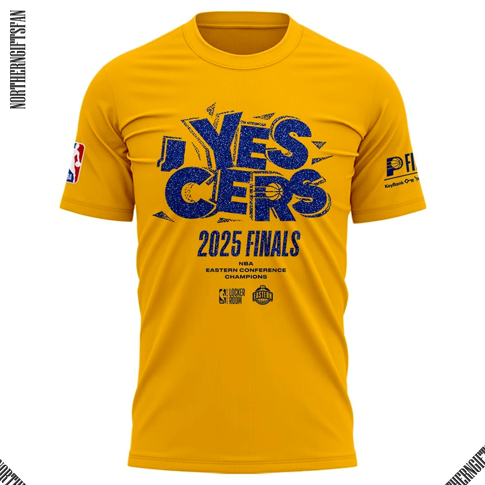 New 2025 Indiana Pacers Yes Cers Finals Shirt
