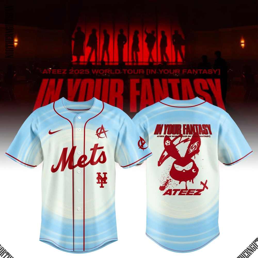 New York Mets x Ateez 2025 World Tour Fans Special Jersey