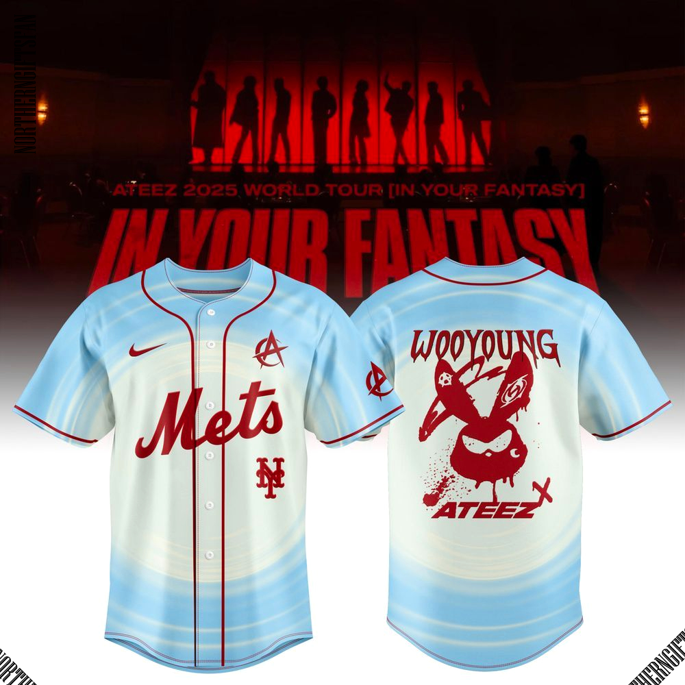 New York Mets x Ateez 2025 World Tour Fans Special Jersey New York Mets x Ateez 2025 World Tour Fans Special Jersey