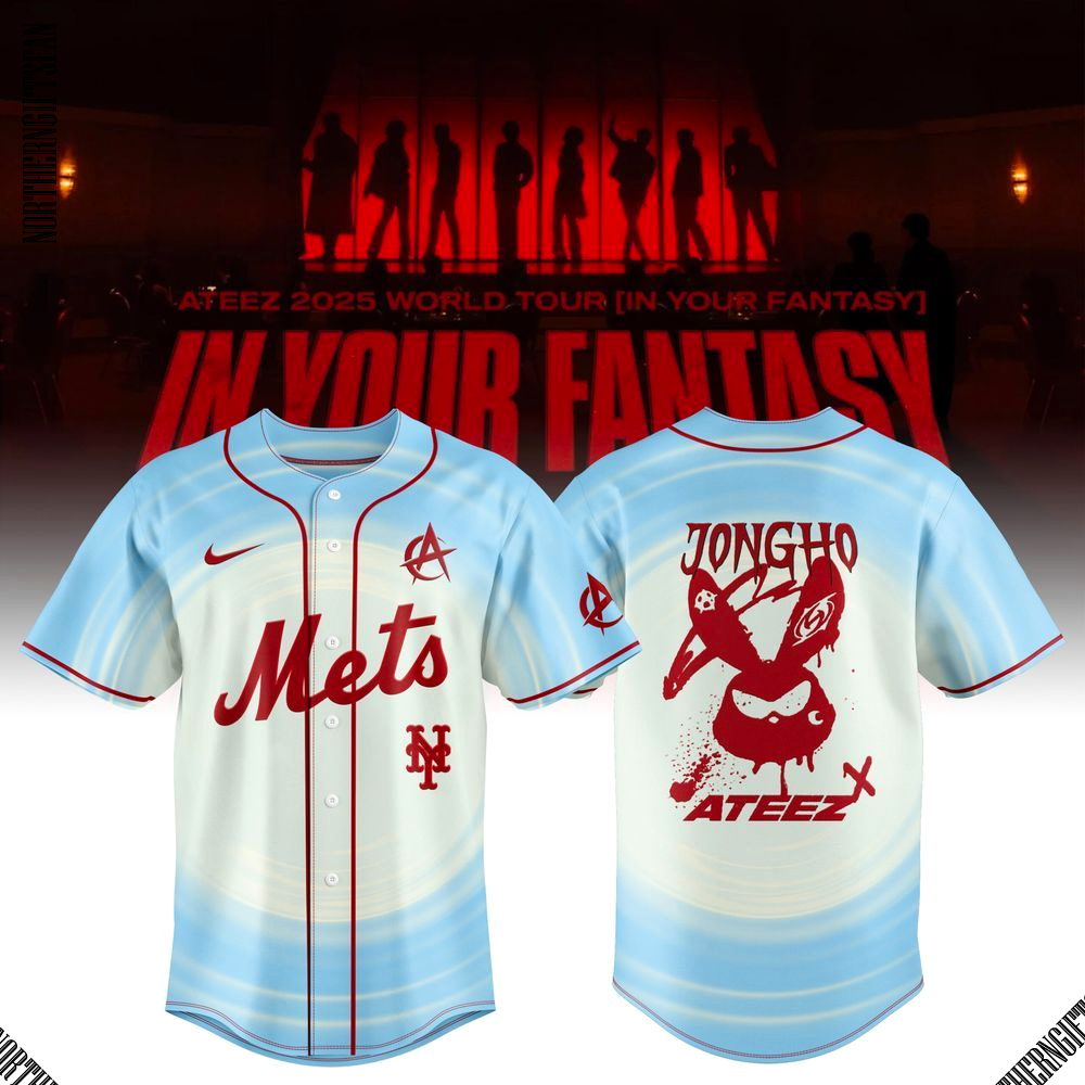New York Mets x Ateez 2025 World Tour Fans Special Jersey New York Mets x Ateez 2025 World Tour Fans Special Jersey