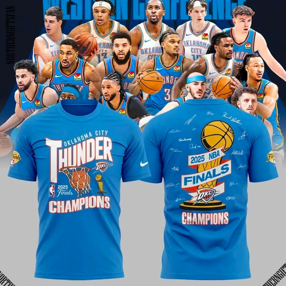 OKC National Basketball Association Champions 2025 T-Shirt