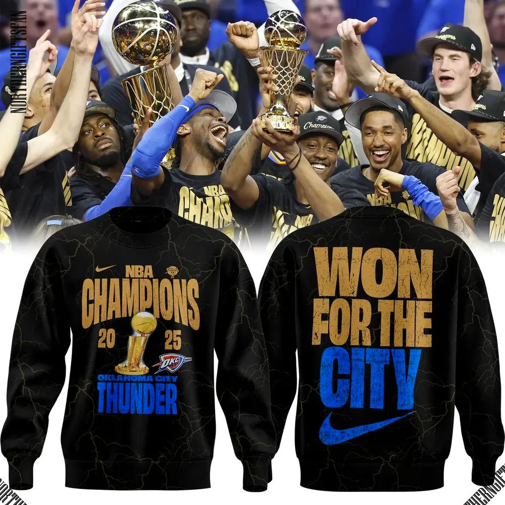 OKC Thunder 2025 NBA CHAMPIONS Sweatshirt