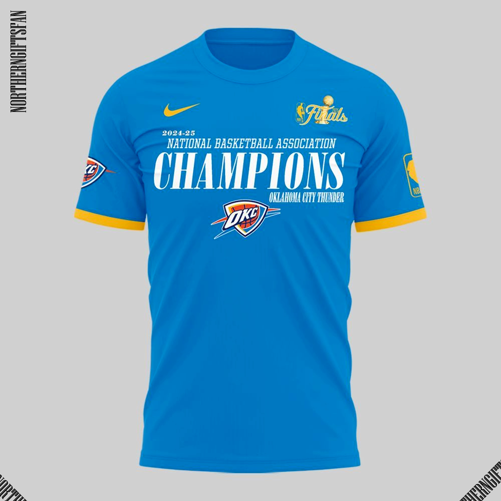 Oklahoma City Thunder 2025 NBA Champions Limited Edition T-Shirt