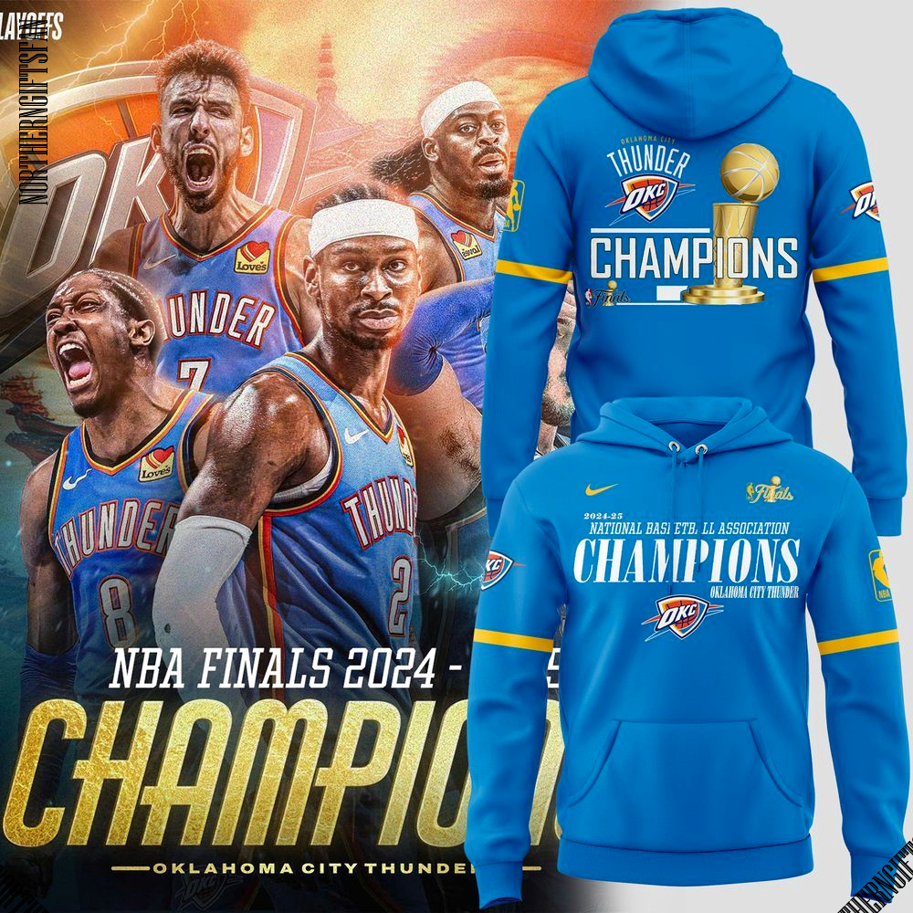 Oklahoma City Thunder NBA Champions Limited Edition Hoodie