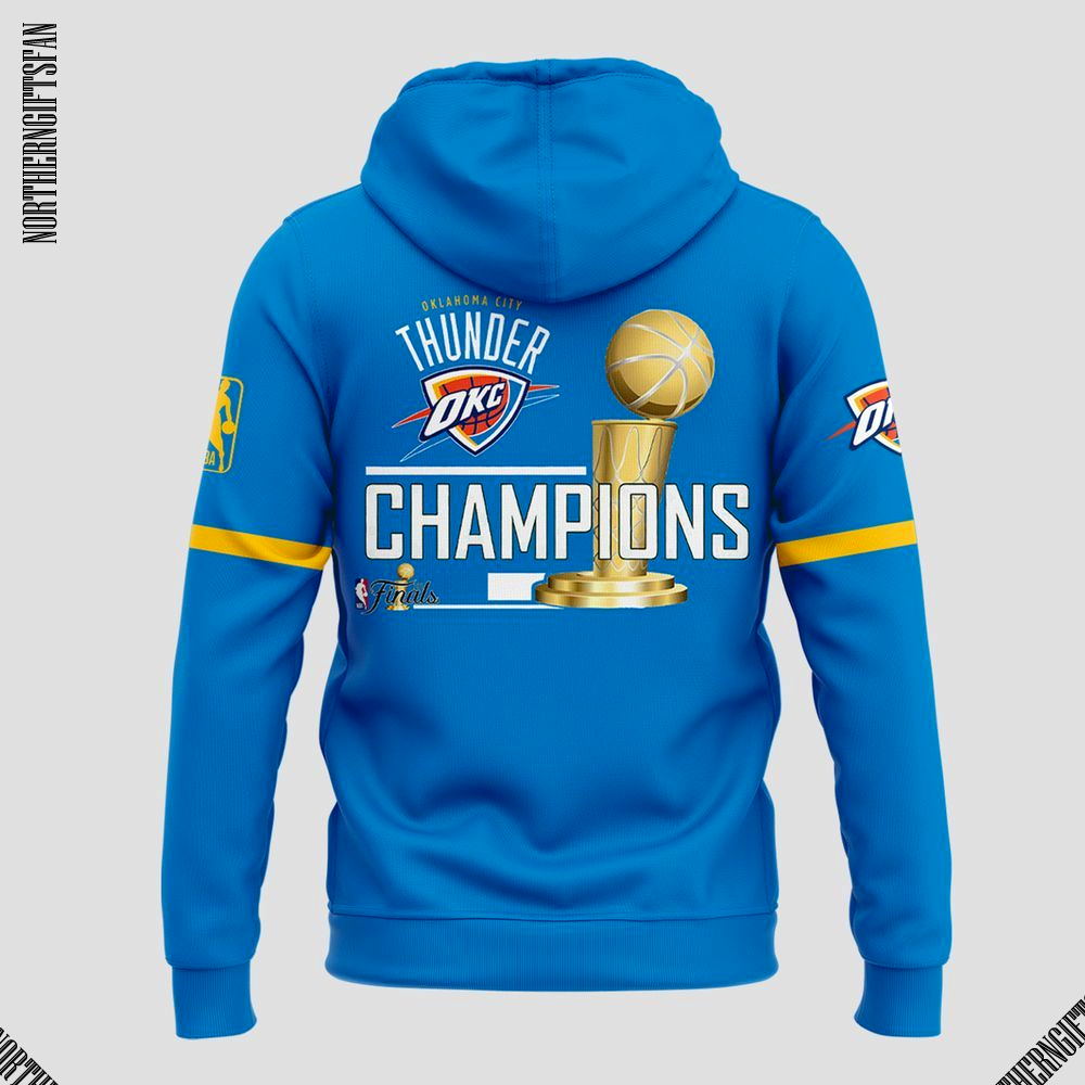 Oklahoma City Thunder NBA Champions Limited Edition Hoodie Oklahoma City Thunder NBA Champions Limited Edition Hoodie