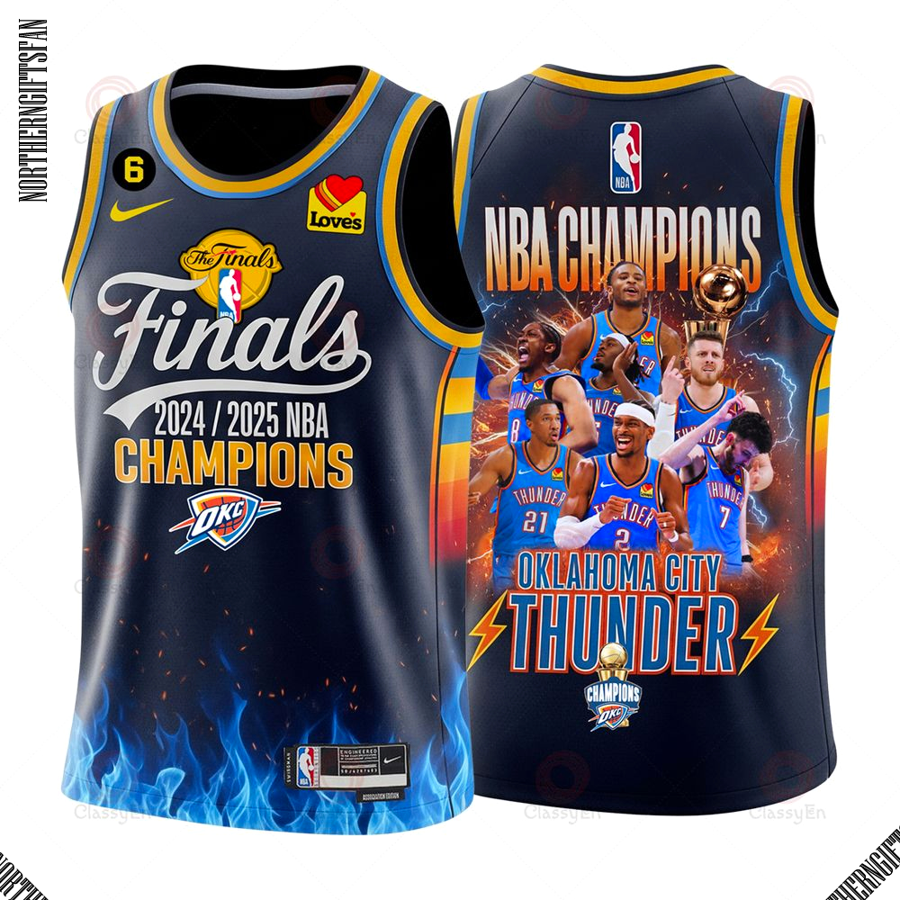 Oklahoma City Thunders Champions 2025 Limited Edition Jersey