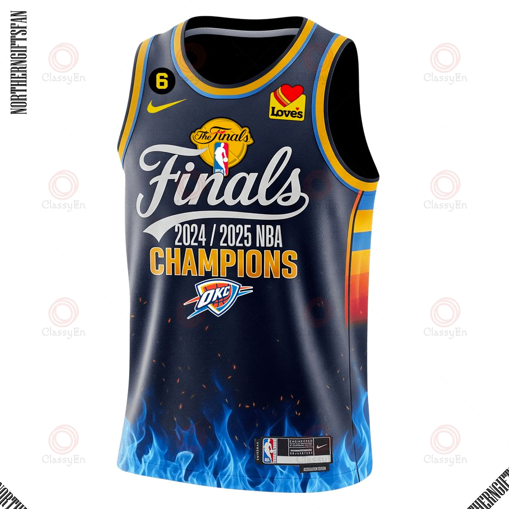 Oklahoma City Thunders Champions 2025 Limited Edition Jersey