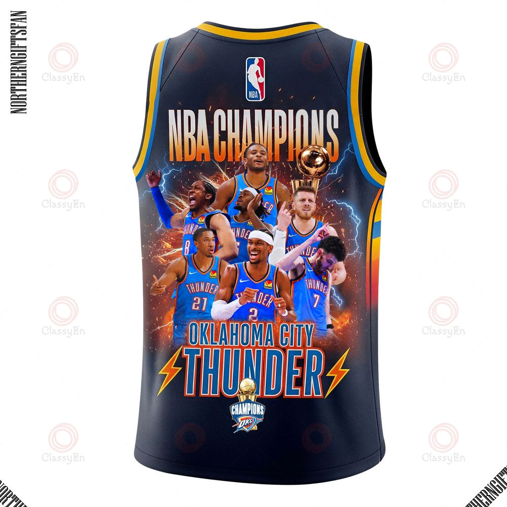 Oklahoma City Thunders Champions 2025 Limited Edition Jersey Oklahoma City Thunders Champions 2025 Limited Edition Jersey