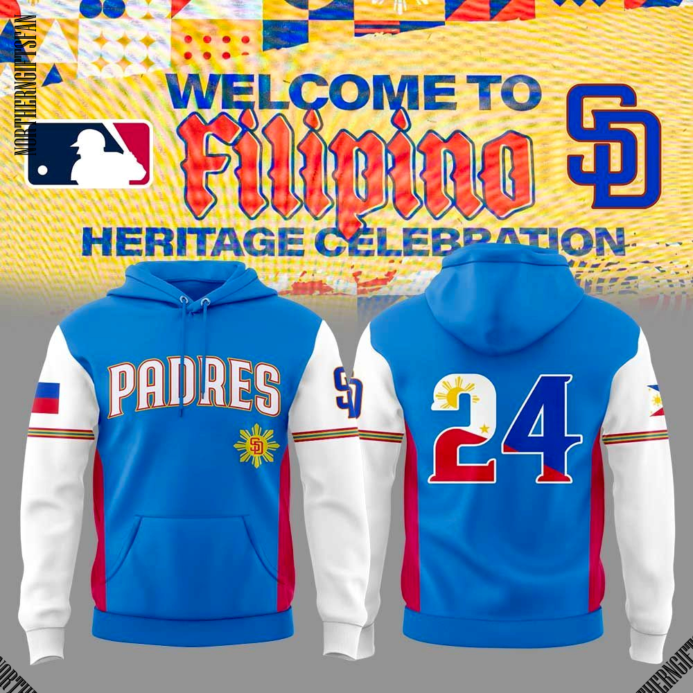 San Diego Padres Filipino Heritage Celebration 2025 Special Hoodie