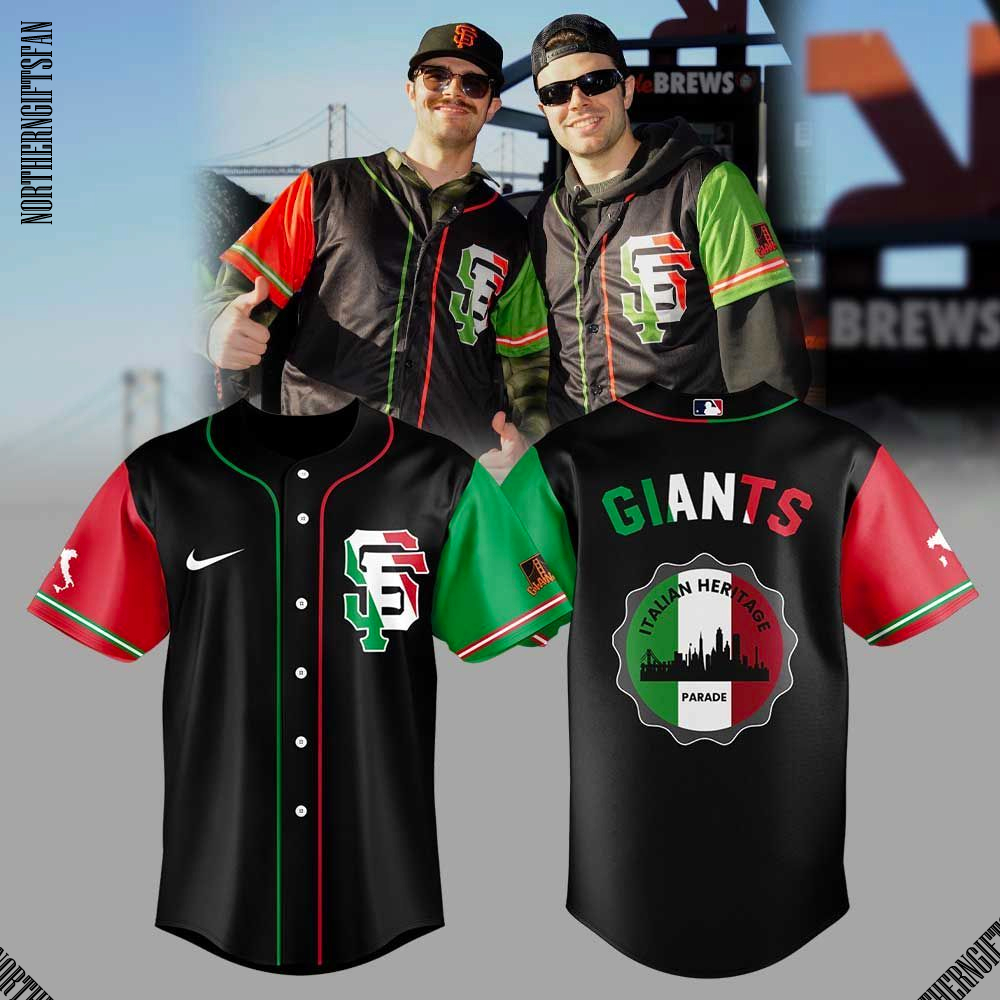 San Francisco Giants Italian Heritage Night 2025 For Fans Jersey