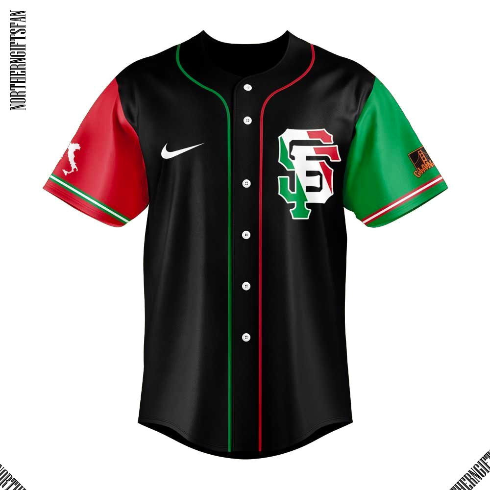 San Francisco Giants Italian Heritage Night 2025 For Fans Jersey