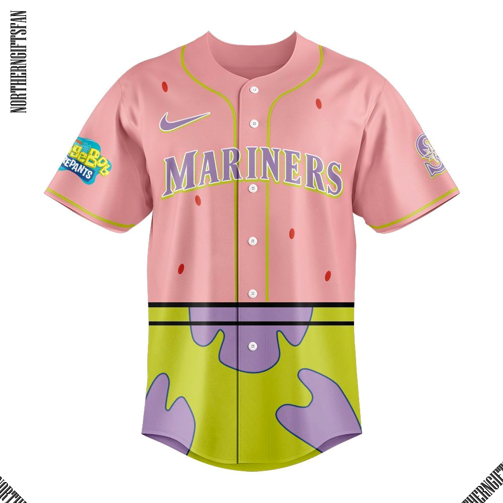 Seattle Mariners SpongeBob SquarePants 2025 Jersey