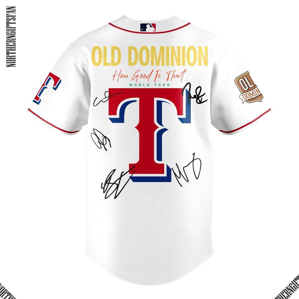 Texas Rangers Old Dominion Show 2025 Jersey Texas Rangers Old Dominion Show 2025 Jersey