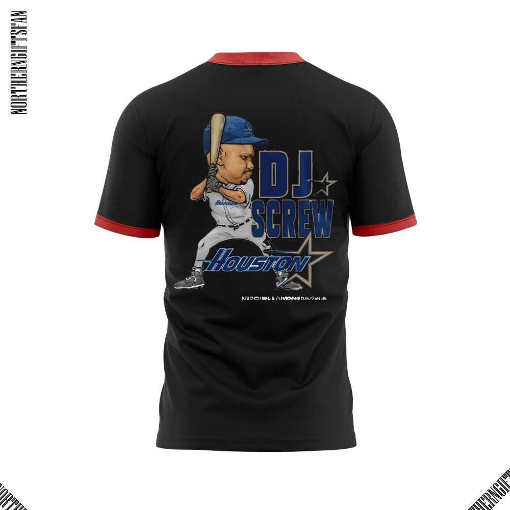 The Astros x DJ Screw Day 2025 Black Shirt The Astros x DJ Screw Day 2025 Black Shirt