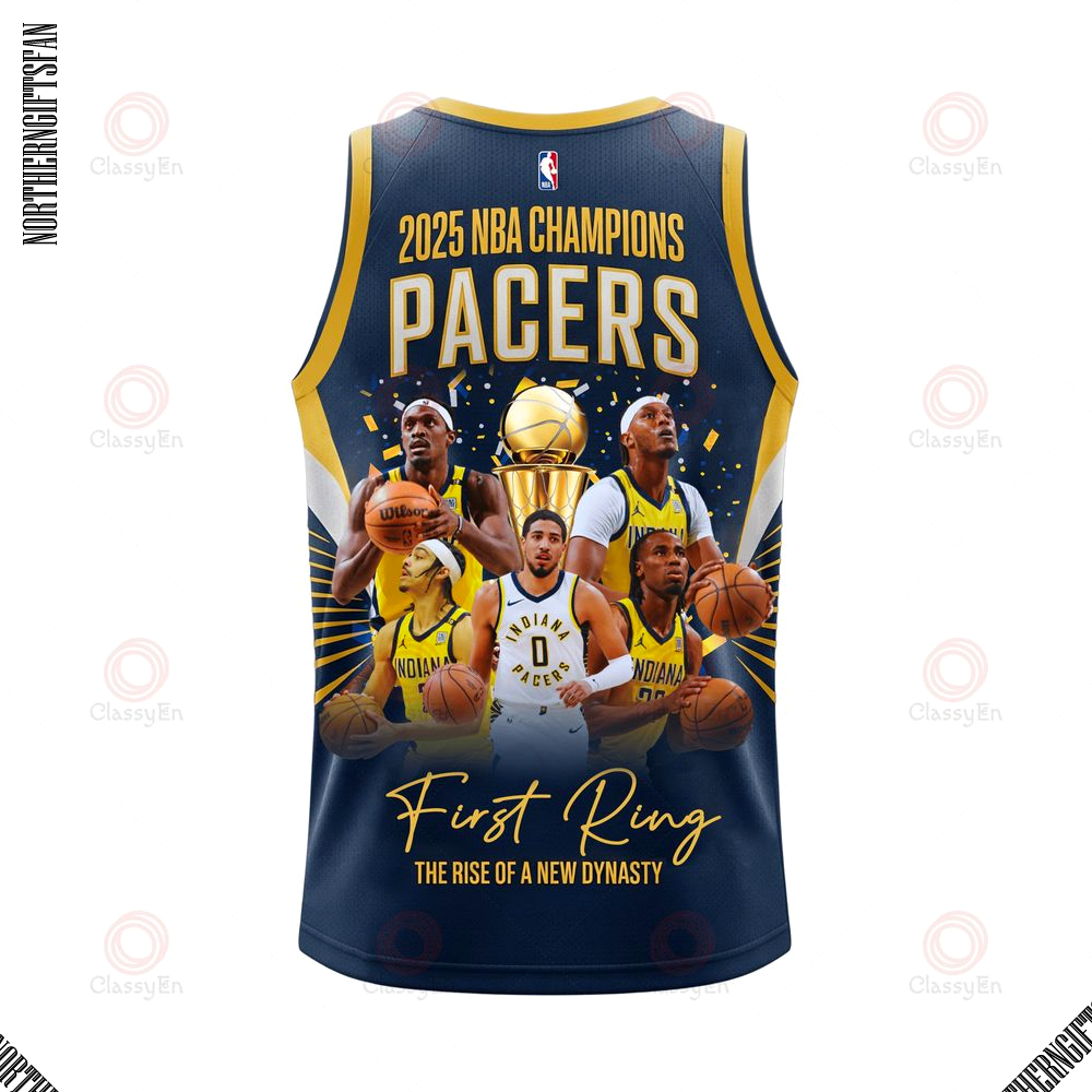 The Rise Of A New Dynasty Indiana Pacers 2025 Teams Champions Jersey The Rise Of A New Dynasty Indiana Pacers 2025 Teams Champions Jersey