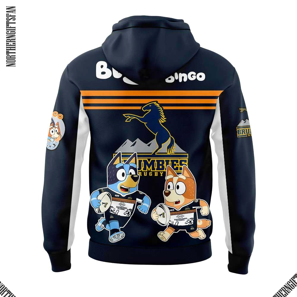 ACT Brumbies Bluey and Bingo 2025 Official Special Hoodie ACT Brumbies Bluey and Bingo 2025 Official Special Hoodie