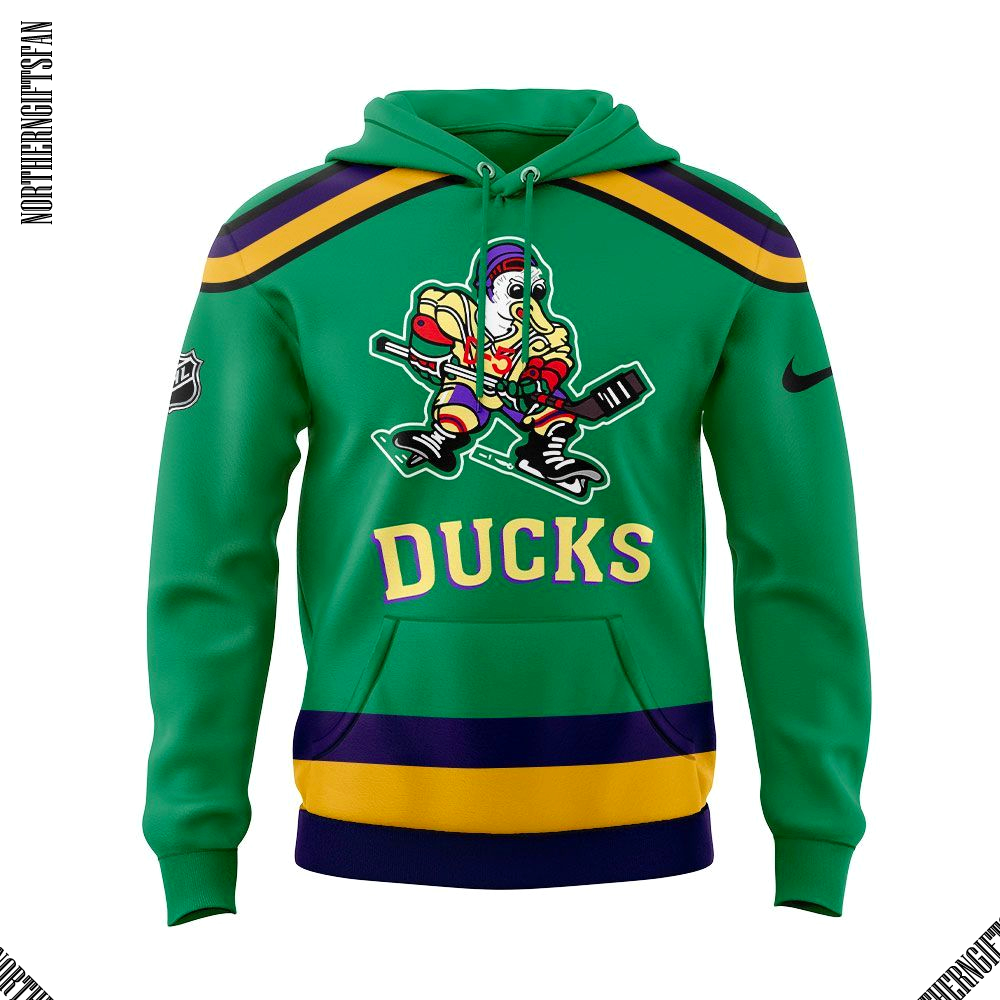 Anaheim Ducks Mighty Ducks Movie Official Hoodie Anaheim Ducks Mighty Ducks Movie Official Hoodie