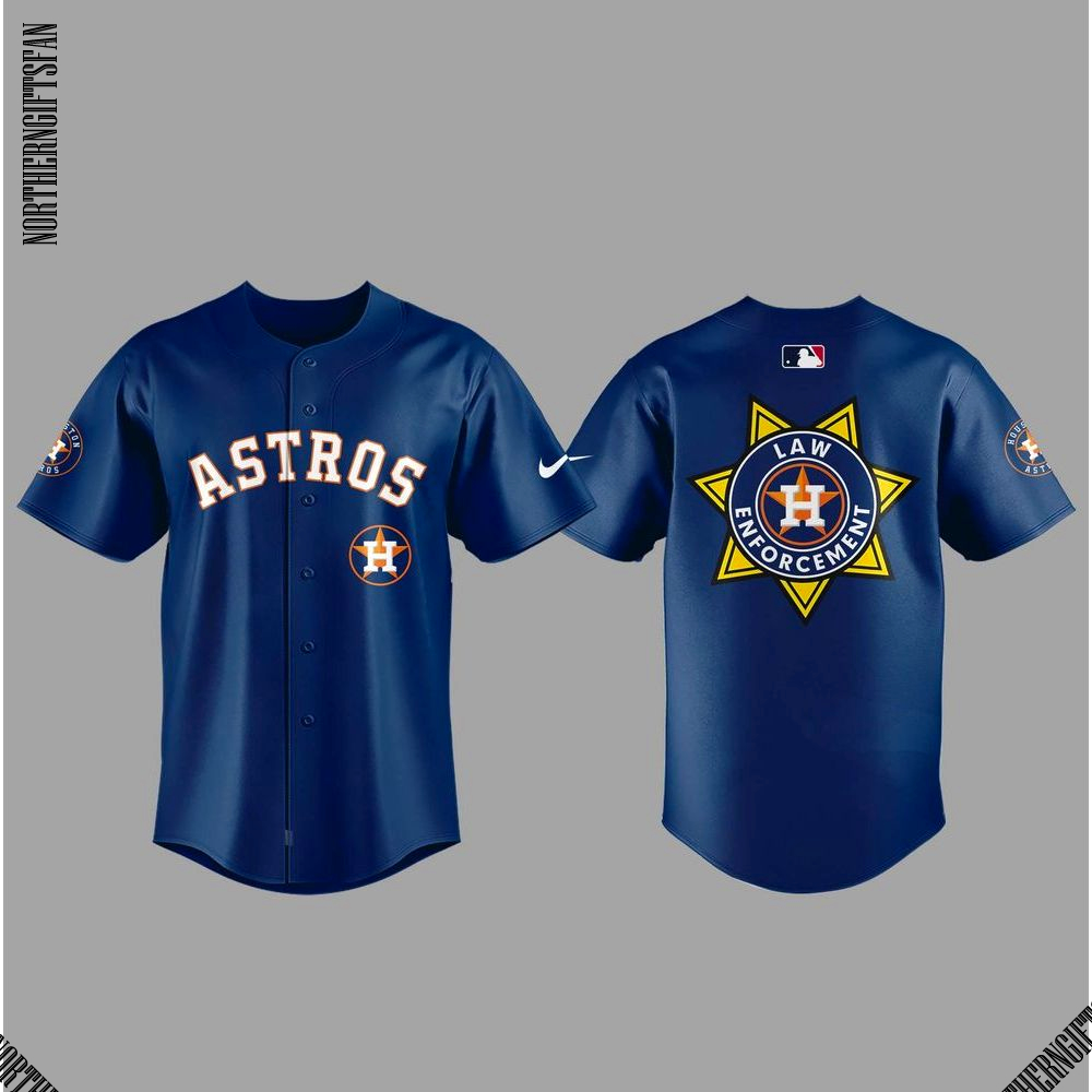 Astros Law Enforcement Appreciation Blue 2025 Jersey Astros Law Enforcement Appreciation Blue 2025 Jersey