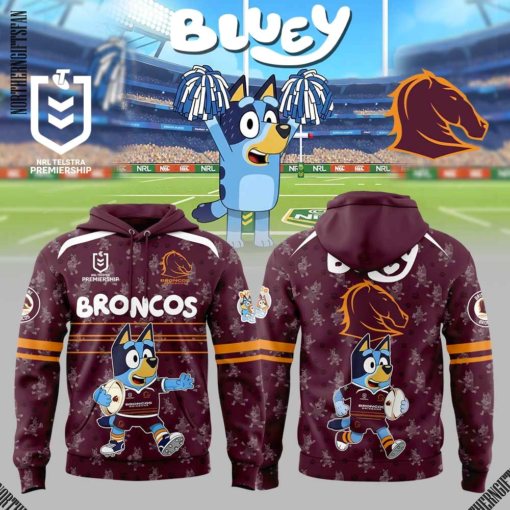 B.Broncos x Bluey Hoodie B.Broncos x Bluey Hoodie