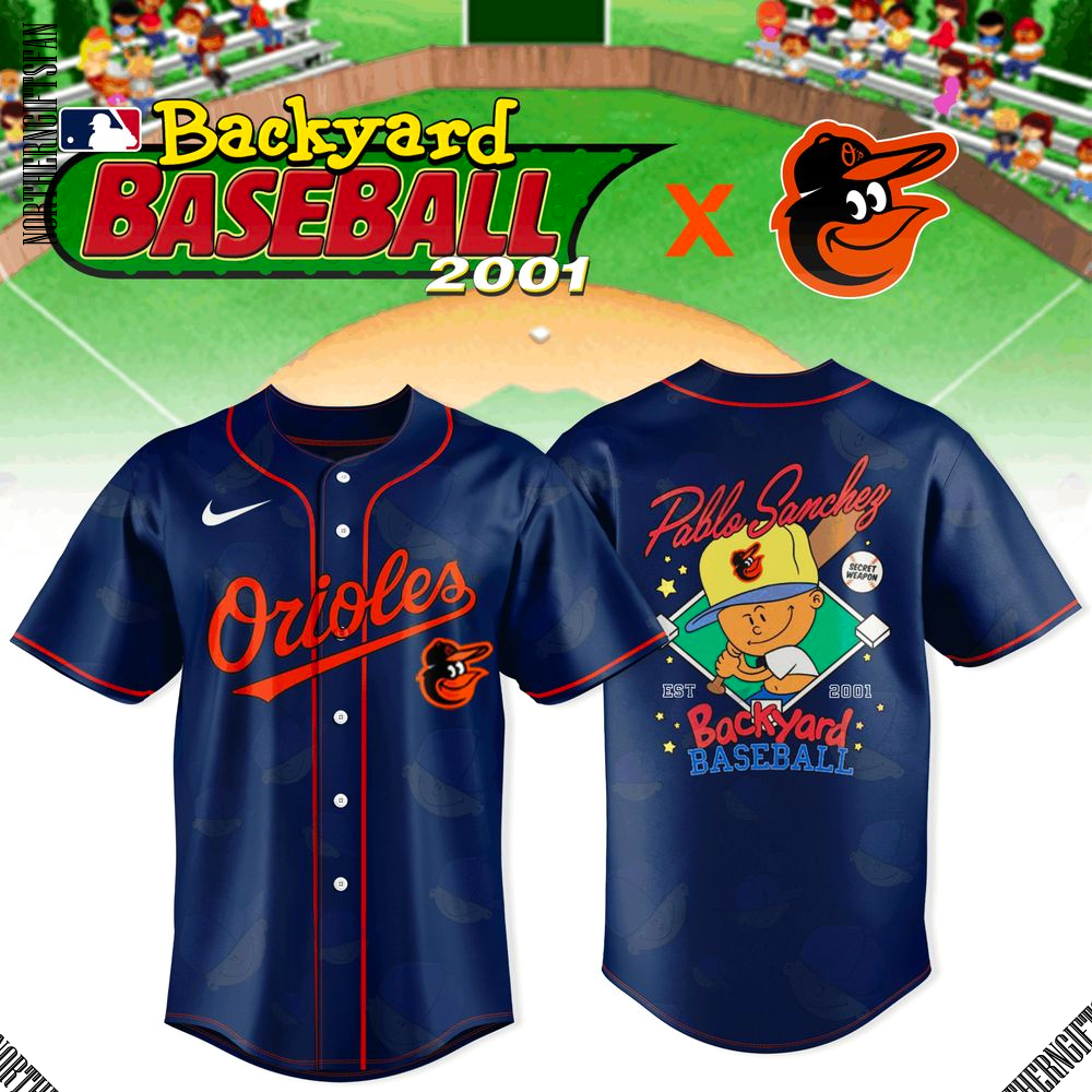 Baltimore Orioles x Backyard Baseball Jersey Baltimore Orioles x Backyard Baseball Jersey