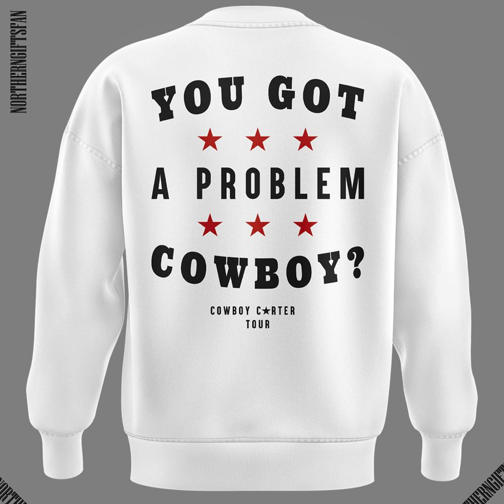 Beyonce x Houston Tour 2025 White Sweatshirt Beyonce x Houston Tour 2025 White Sweatshirt