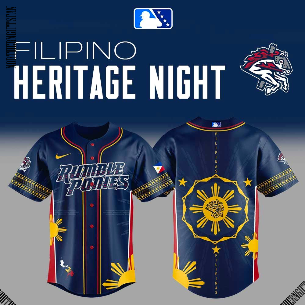 Binghamton Rumble Ponies Filipino Heritage Night Official Jersey Binghamton Rumble Ponies Filipino Heritage Night Official Jersey