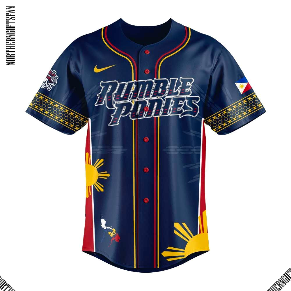 Binghamton Rumble Ponies Filipino Heritage Night Official Jersey Binghamton Rumble Ponies Filipino Heritage Night Official Jersey