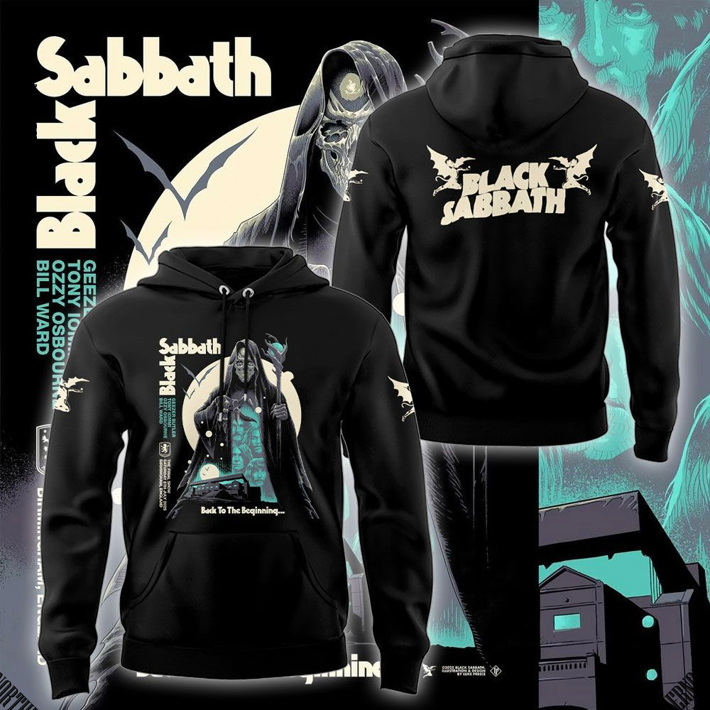 Black Sabbath Back to the Beginning 2025 Hoodie Black Sabbath Back to the Beginning 2025 Hoodie