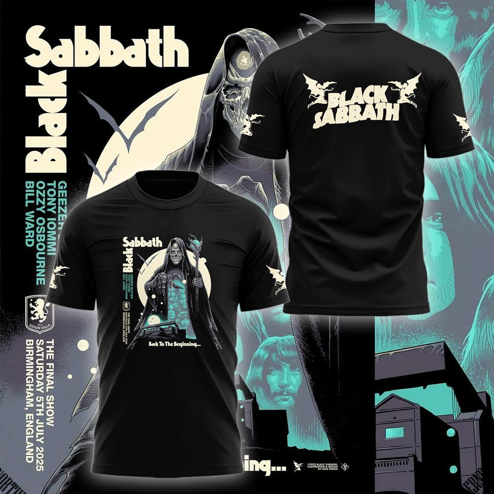 Black Sabbath Back to the Beginning 2025 Hoodie Black Sabbath Back to the Beginning 2025 Hoodie