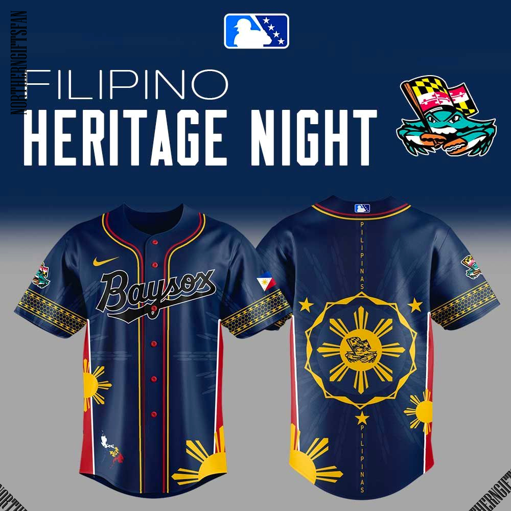 Bowie Baysox Filipino Heritage Night Official Jersey Bowie Baysox Filipino Heritage Night Official Jersey
