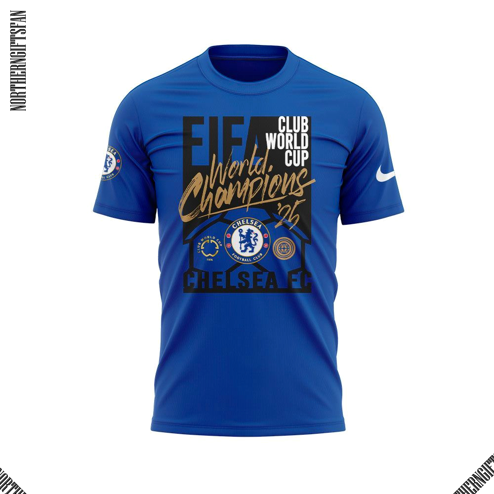Chelsea FC 2025 FIFA Club World Cup Champions All Teams T-Shirt