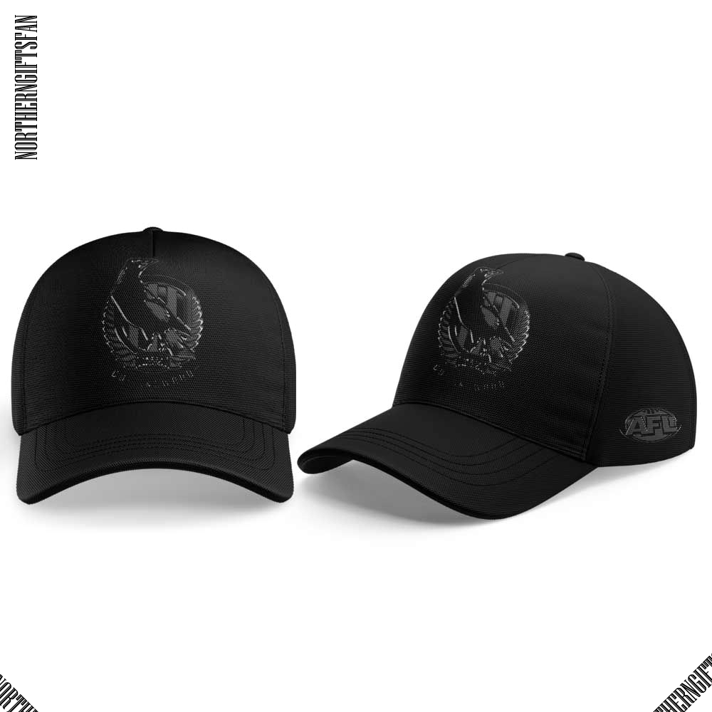Collingwood Magpies Back In Black Hoodie Collingwood Magpies Back In Black Hoodie