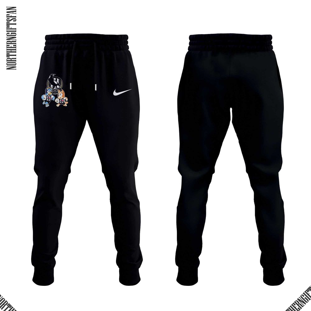 Collingwood Magpies x Bluey and Bingo Limited Hoodie Collingwood Magpies x Bluey and Bingo Limited Hoodie