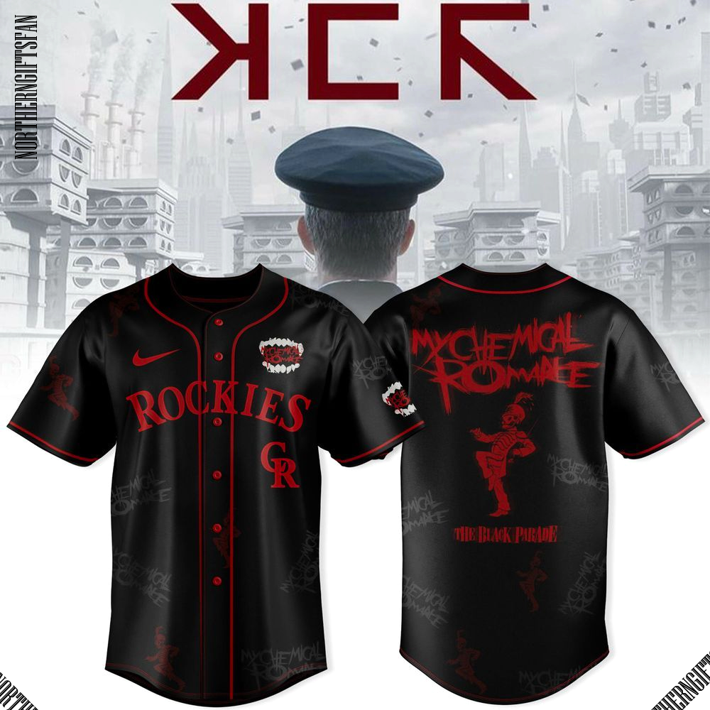 Colorado Rockies x Long Live The Black Parade My Chemical Romance Tour 2025 Black Jersey Colorado Rockies x Long Live The Black Parade My Chemical Romance Tour 2025 Black Jersey