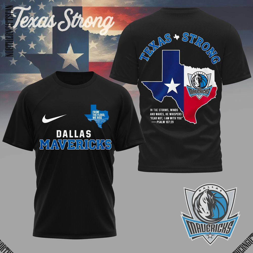 Dallas Mavericks Texas Strong T-Shirt Dallas Mavericks Texas Strong T-Shirt