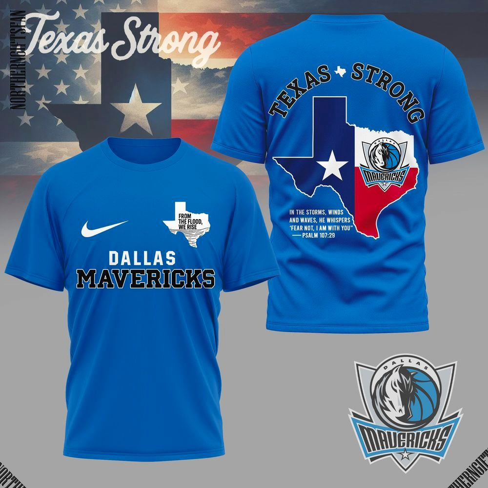 Dallas Mavericks Texas Strong T-Shirt Dallas Mavericks Texas Strong T-Shirt