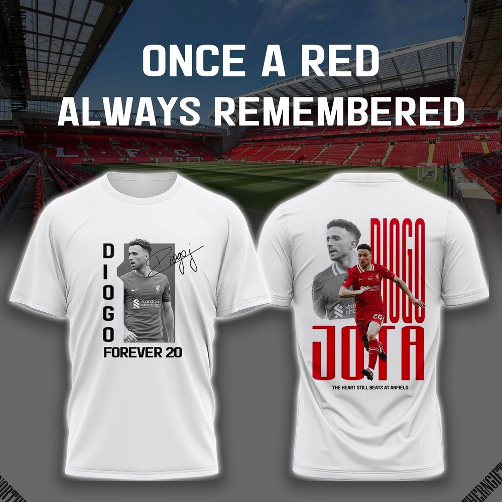 Diogo Jota Once A Red Always Remembered In My Memory 1996-2025 Shirt Diogo Jota Once A Red Always Remembered In My Memory 1996-2025 Shirt