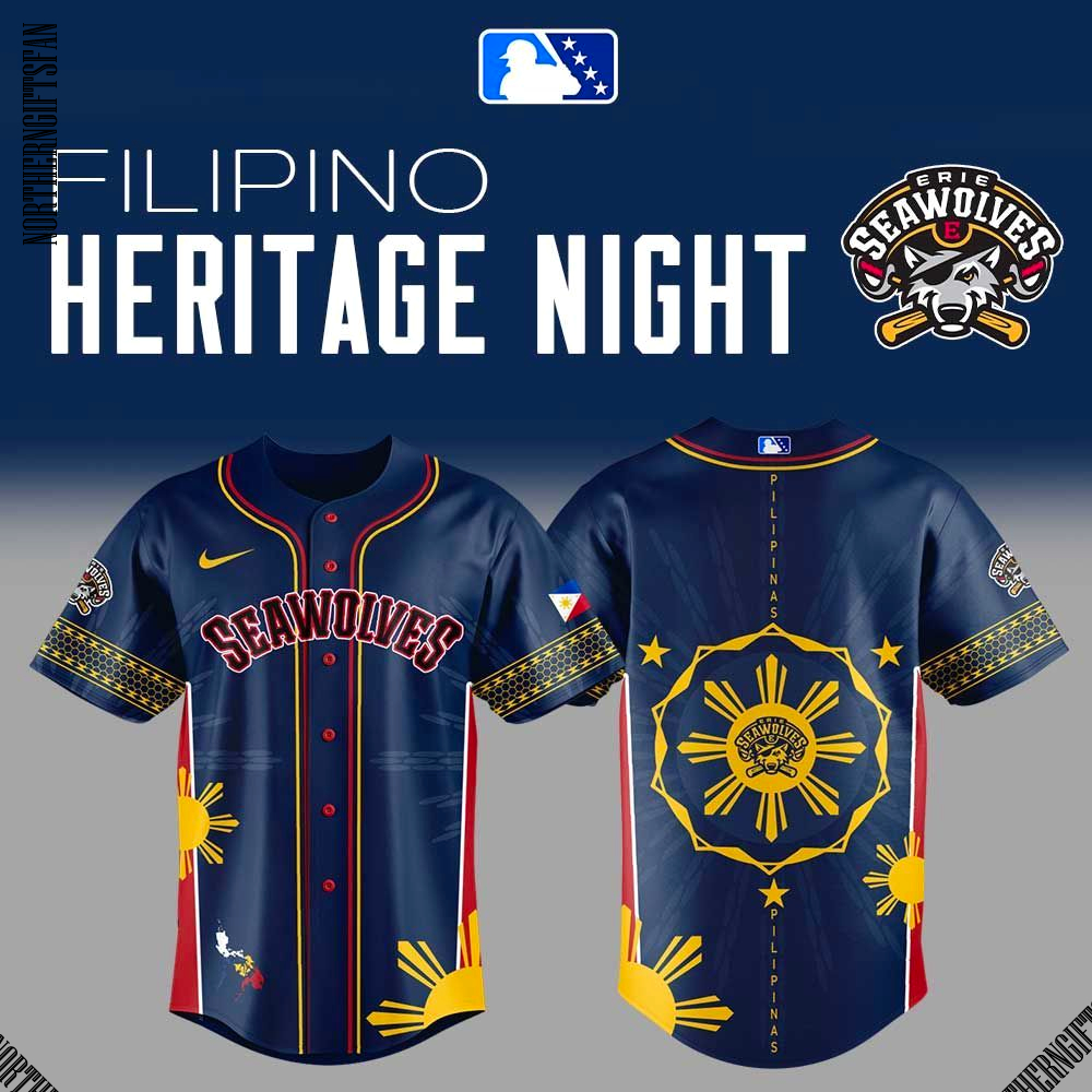 Erie SeaWolves Filipino Heritage Night Official Jersey Erie SeaWolves Filipino Heritage Night Official Jersey
