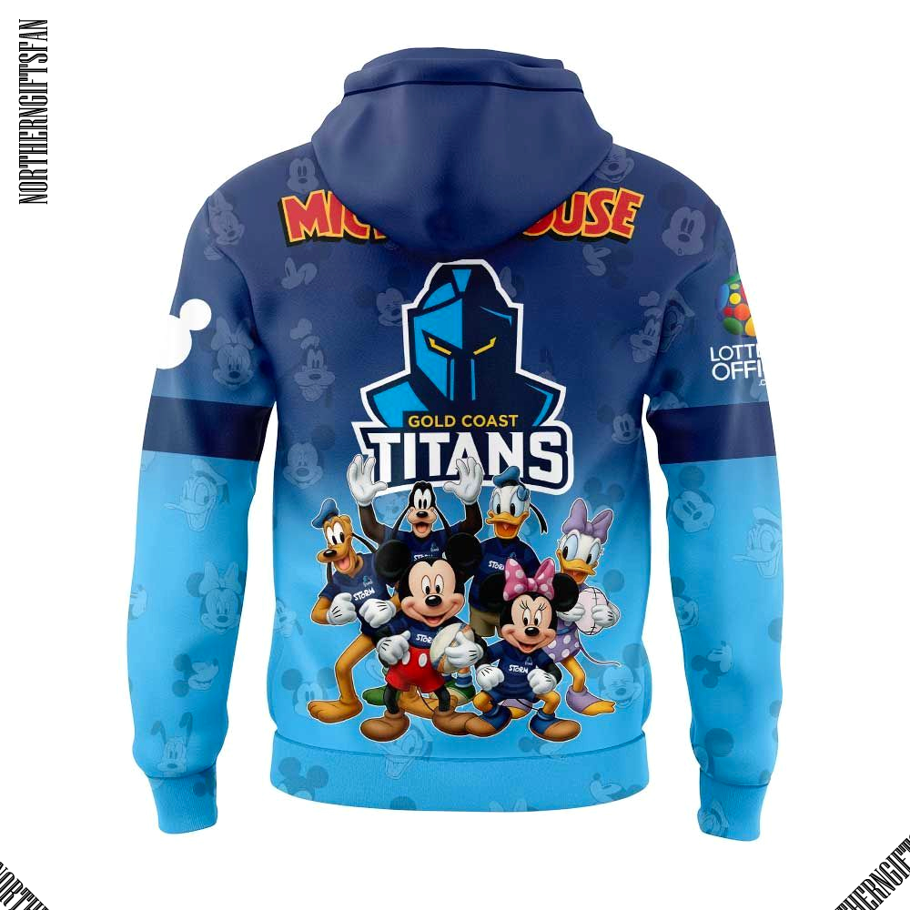 Gold Coast Titans x Mickey Mouse Hoodie Gold Coast Titans x Mickey Mouse Hoodie